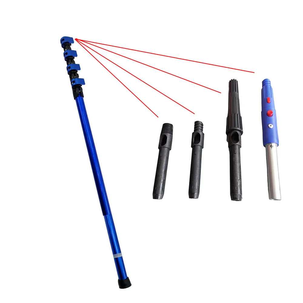 Solar Cleaner 12FT/20FT Trad Pole Carbon Fiber for Window Cleaning (3.6 Meter / 6.0 Meter)