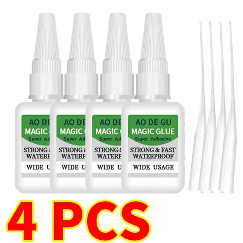 4PCS Fast-Setting Super Glue for Household Repairs, DIY Projects and Crafting
