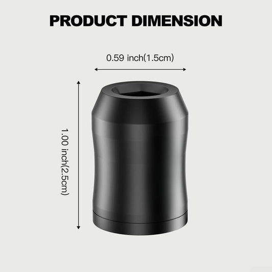 1/4 Inch Magnetic Screw Holder Ring, Removable Magnetic Screwdriver Bit Holder for Drill and Hex Bits