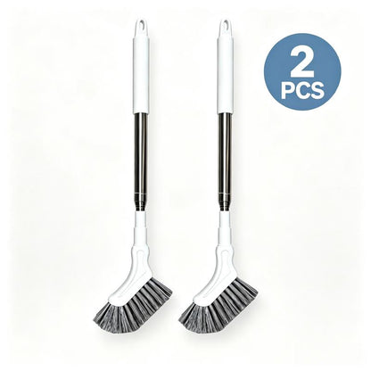 Adjustable Stainless Steel Long Handle Crevice Cleaning Brush for Narrow Gaps and Hard-to-Reach Spaces