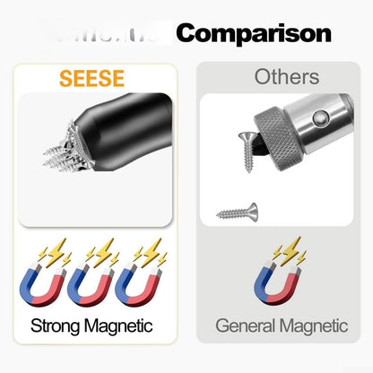 1/4 Inch Magnetic Screw Holder Ring, Removable Magnetic Screwdriver Bit Holder for Drill and Hex Bits