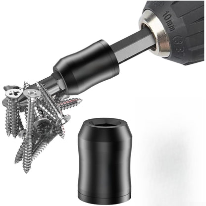 1/4 Inch Magnetic Screw Holder Ring, Removable Magnetic Screwdriver Bit Holder for Drill and Hex Bits