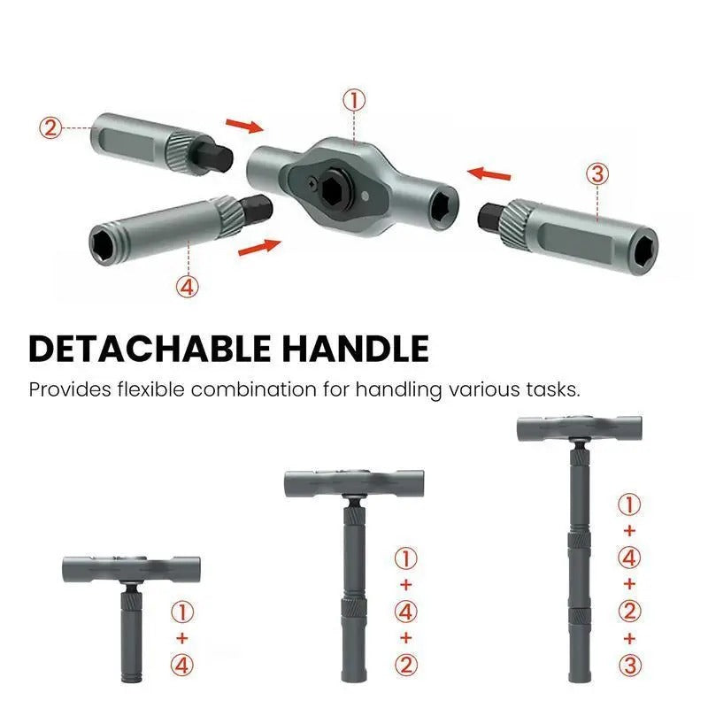 Magnetic Ratchet Screwdriver Set, S2 Steel Precision Screwdriver Kit for Furniture Assembly, Home Repair & DIY