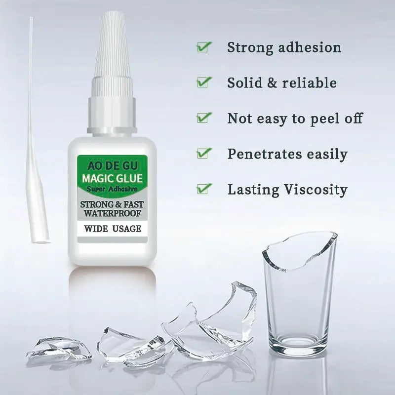 4PCS Fast-Setting Super Glue for Household Repairs, DIY Projects and Crafting