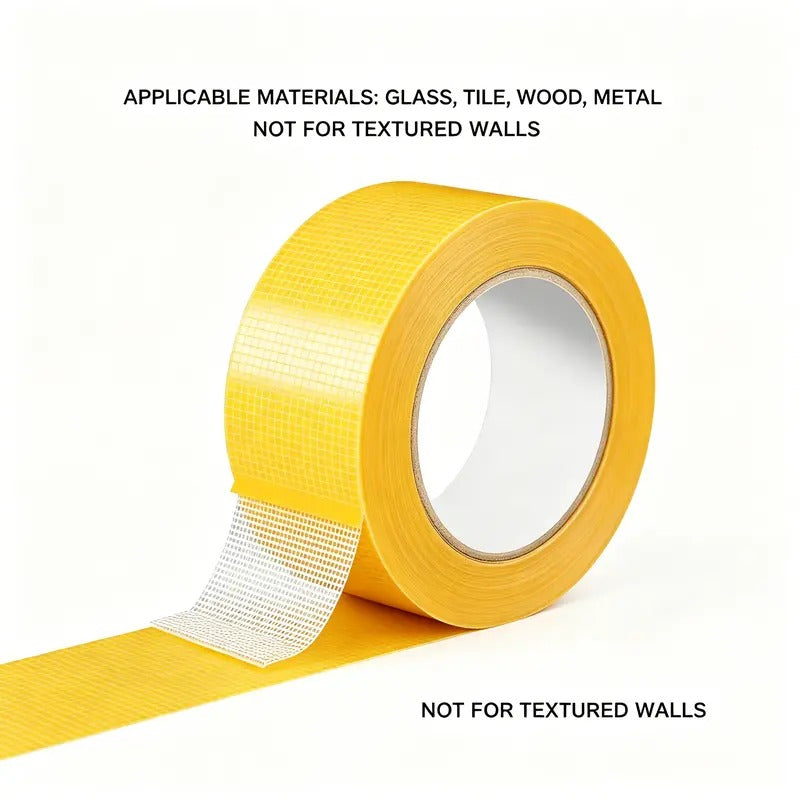 Heavy-Duty Double-Sided Duct Tape, Waterproof Strong Adhesive Tape for Home, Carpet and Wallpaper