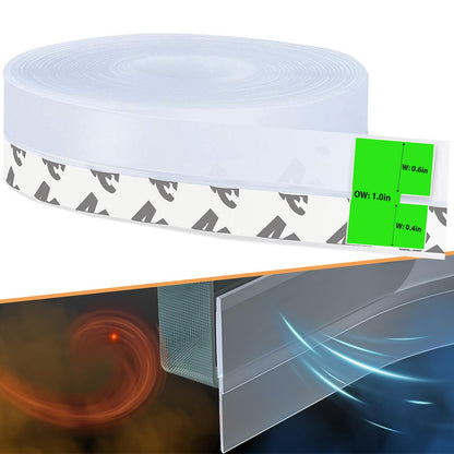 1.4 Inch Weather Stripping Door Seal, Silicone Draft Stopper for Doors and Windows