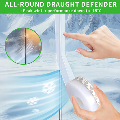 1.4 Inch Weather Stripping Door Seal, Silicone Draft Stopper for Doors and Windows
