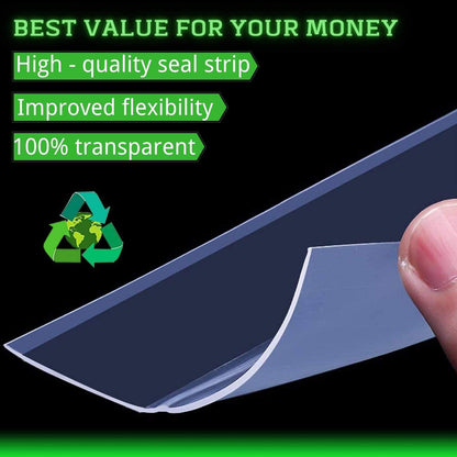1.4 Inch Weather Stripping Door Seal, Silicone Draft Stopper for Doors and Windows