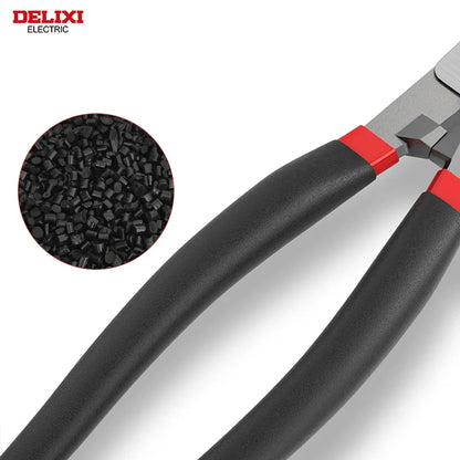 DELIXI ELECTRIC Cable Cutter, Wire Stripper Pliers, Chromium Vanadium Steel Forging, Used to Sharp Cutting Cables and Strip Wire