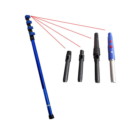 Solar Cleaner 12FT/20FT Trad Pole Carbon Fiber for Window Cleaning (3.6 Meter / 6.0 Meter)