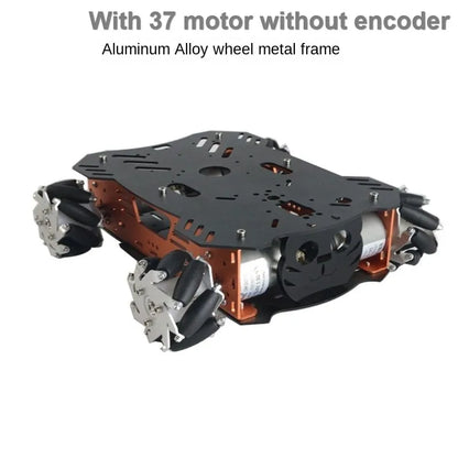 10-25Kg Load RC Tank Robot with Mecanum Wheels, Arduino DIY Kit 12V Encoder Motor PS2 Programmable for Robotics